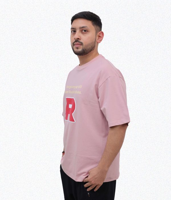 9Tees Pink T-Shirts, Front and Back Team Rocket Graphic Prints - Image 2