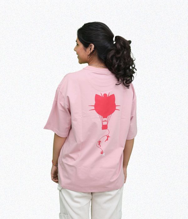 9Tees Pink T-Shirts, Front and Back Team Rocket Graphic Prints - Image 6